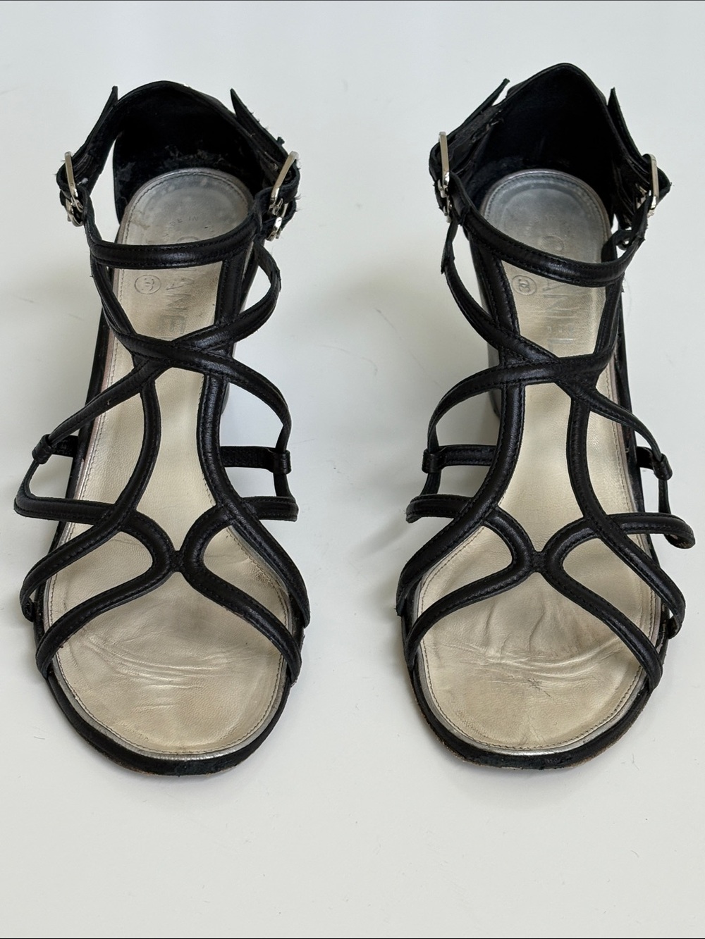 CHANEL Wedge sandals with CC logo - Spring 2010